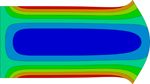 stresses in compressed forging